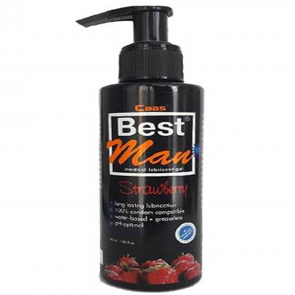 Best Man 150ML. Çilekli Kayganlaştırıcı Jel