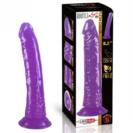 Herotik Shop 21 cm Mor Dildo