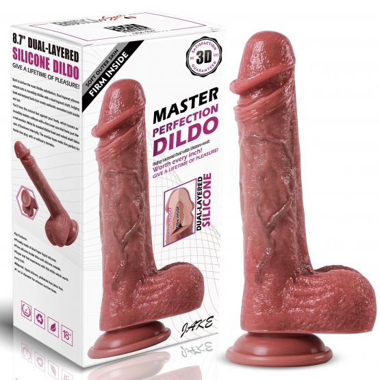 Herotik Shop Dildo Jake - Ultra Yumuşak Çift Katmanlı