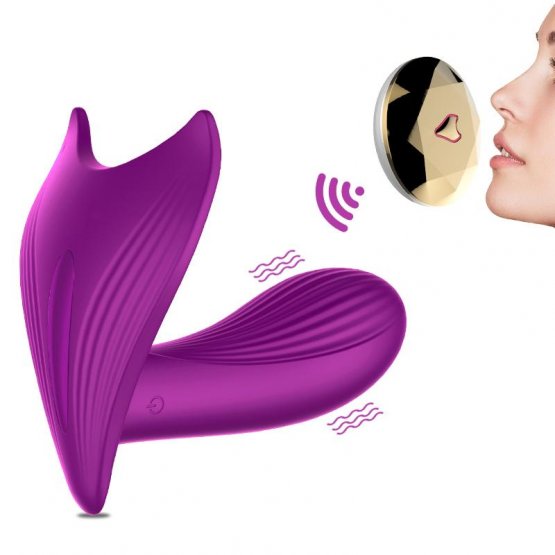 Cute M1 - Şarjlı Uzaktan Kumanda ve Ses Kontrollü Akıllı Isıtmalı Giyilebilir Vibratör