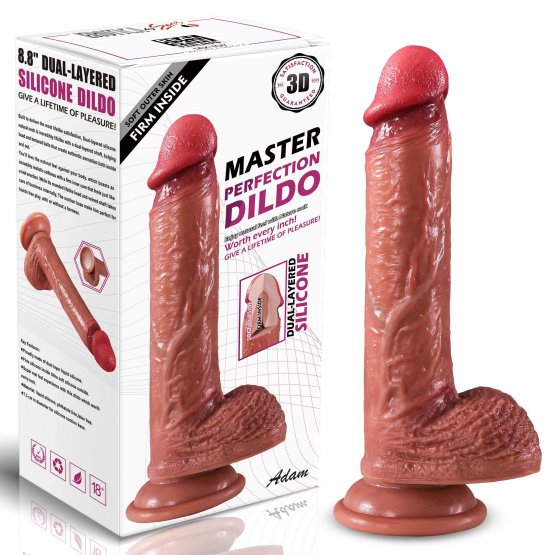 Adam - Ultra Yumuşak Dokulu Çift Katmanlı Dildo