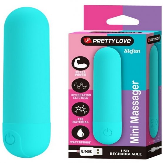 Herotik Shop Stefan Mini Massager Bullet Vibratör Mavi