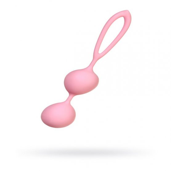 Herotik Shop - Açık Pembe Silikon Kegel Egzersiz Topu (Pleasure Balls) 17 cm