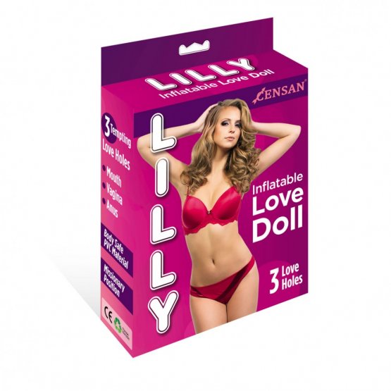 Herotik Shop - Lilly 3 Girişli Gerçekçi Şişme Bebek